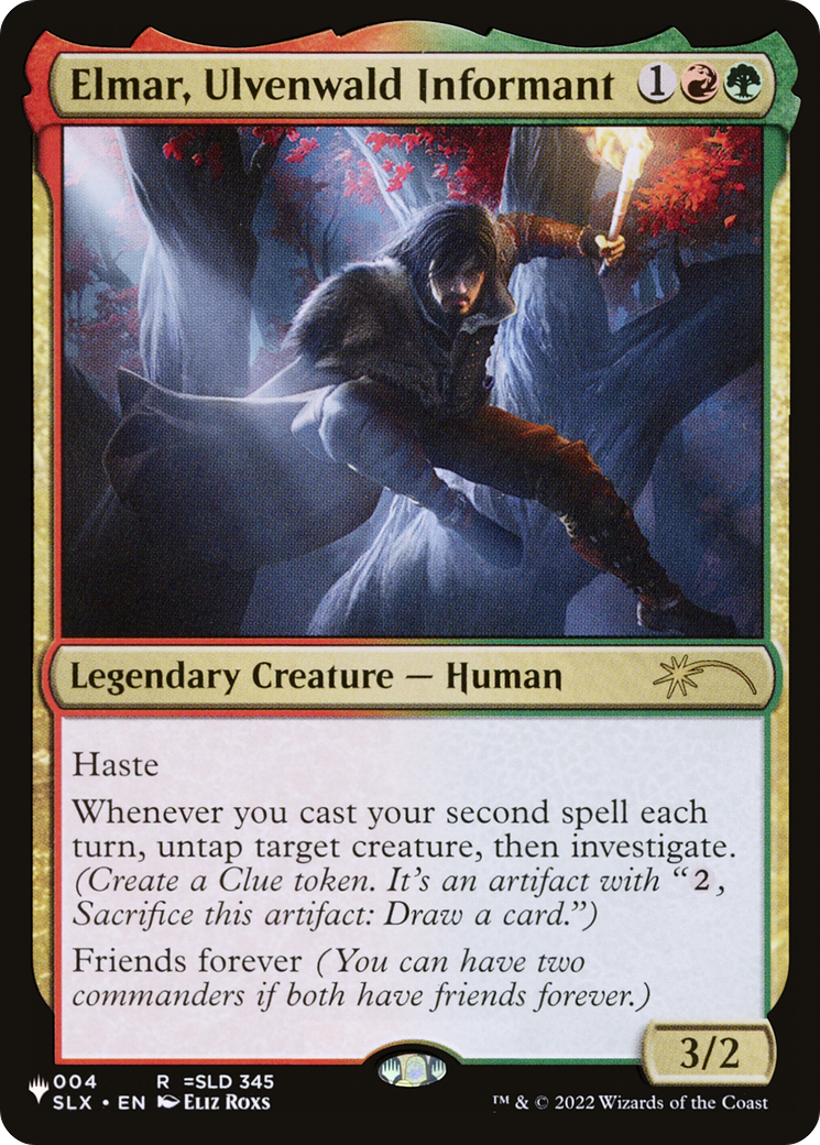 Elmar, Ulvenwald Informant (LIST-004) - The List