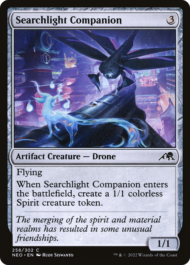 Searchlight Companion (NEO-258) - Kamigawa: Neon Dynasty Foil