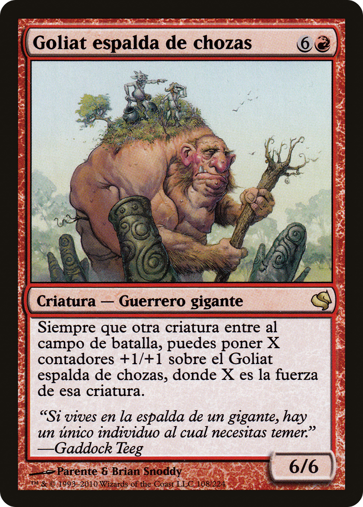 Hamletback Goliath (Spanish) - "Goliat espalda de chozas" (PS11-108) - Salvat 2011