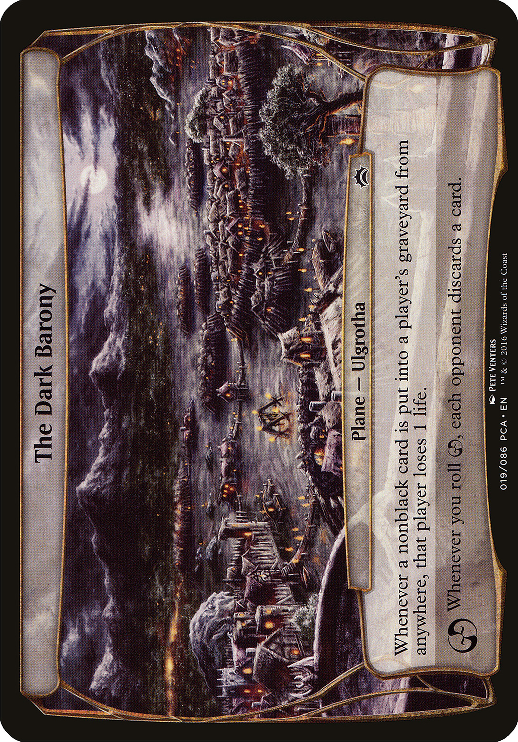 The Dark Barony (Planechase Anthology) (OVER-) - Planechase Anthology Planes