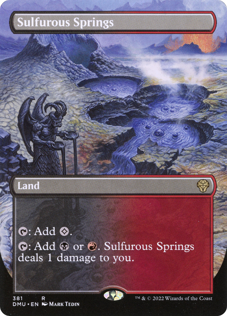 Sulfurous Springs (Borderless) (DMU-381) - Dominaria United (Borderless)