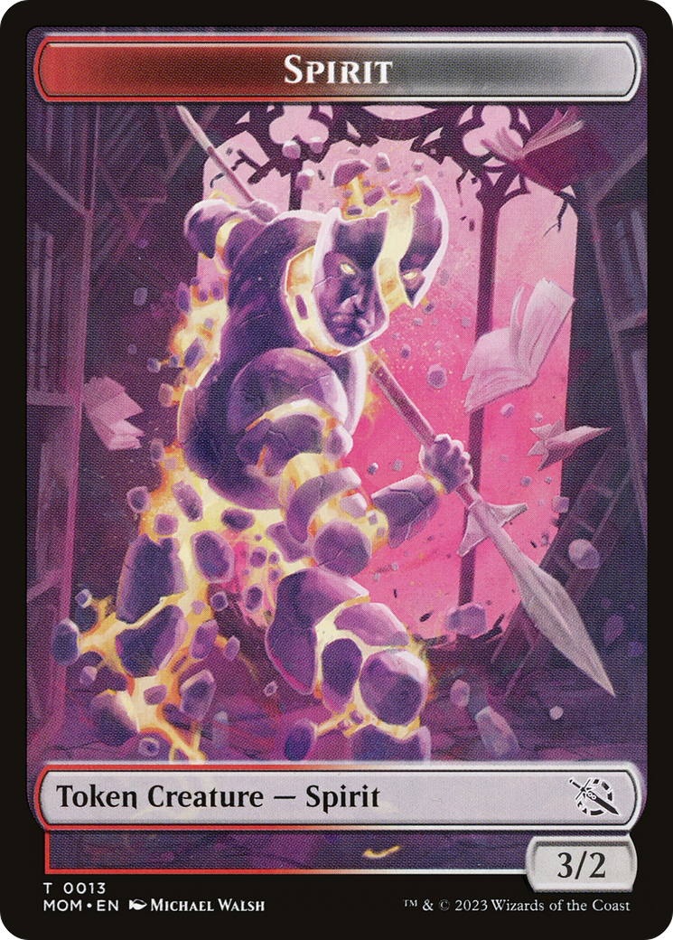 Spirit (TMOM-013) - March of the Machine Tokens Foil