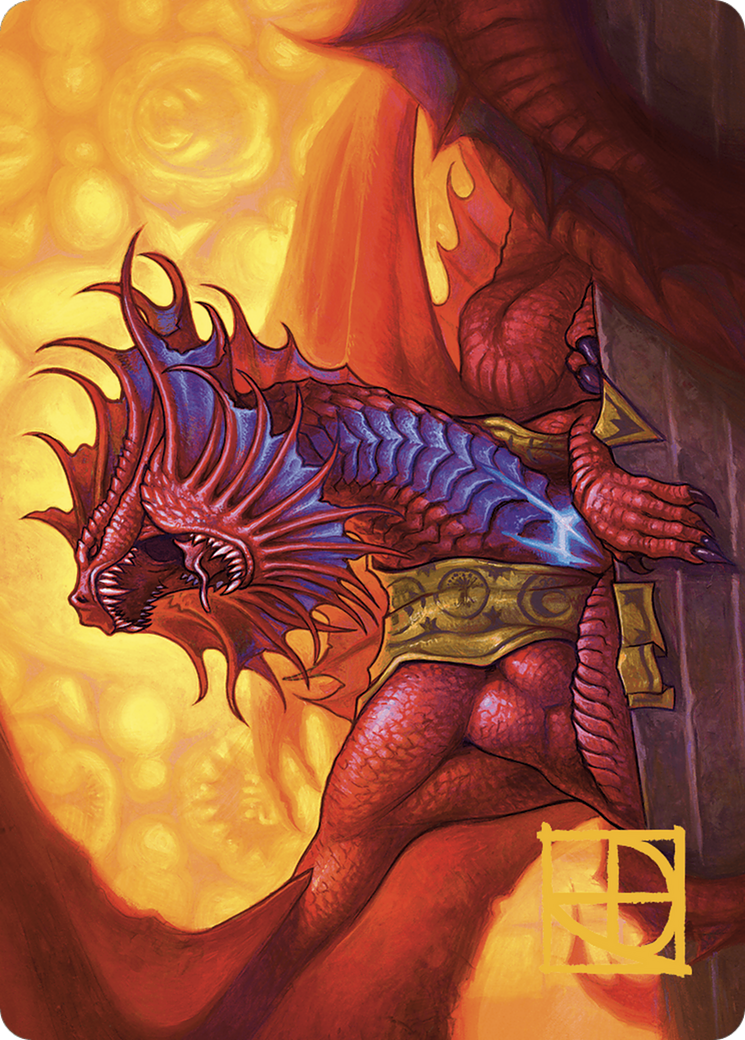 Niv-Mizzet, Guildpact // Niv-Mizzet, Guildpact (AMKM-044) - Murders at Karlov Manor Art Series (Borderless) Foil