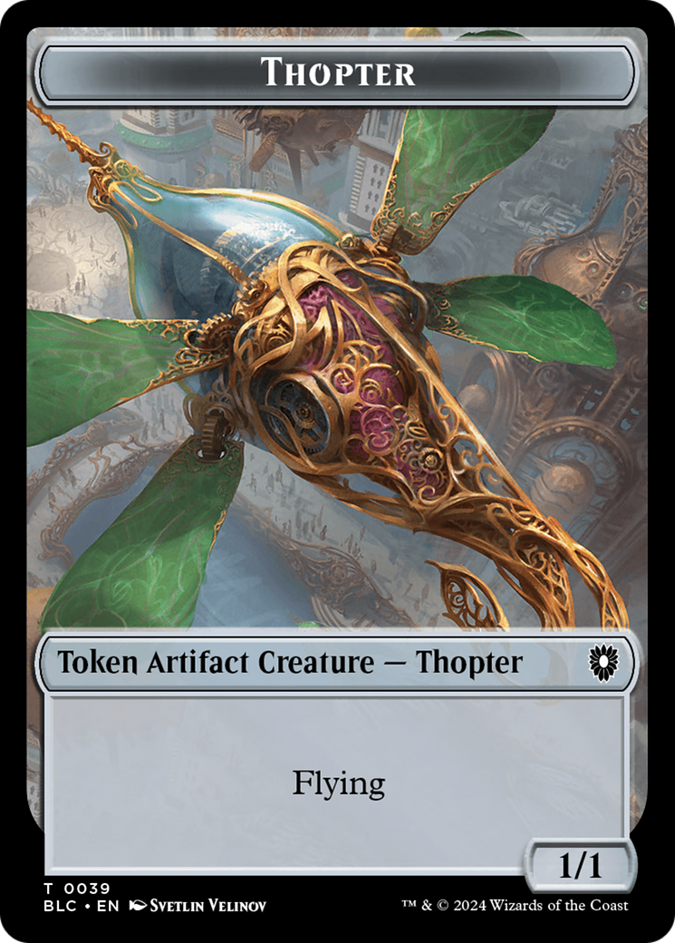 Thopter (TBLC-039) - Bloomburrow Commander Tokens