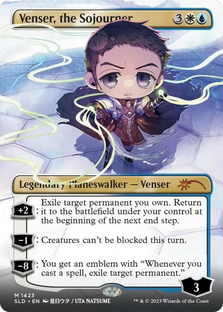 Venser, the Sojourner (Rainbow Foil) (SLD-1423) - Secret Lair Drop Foil