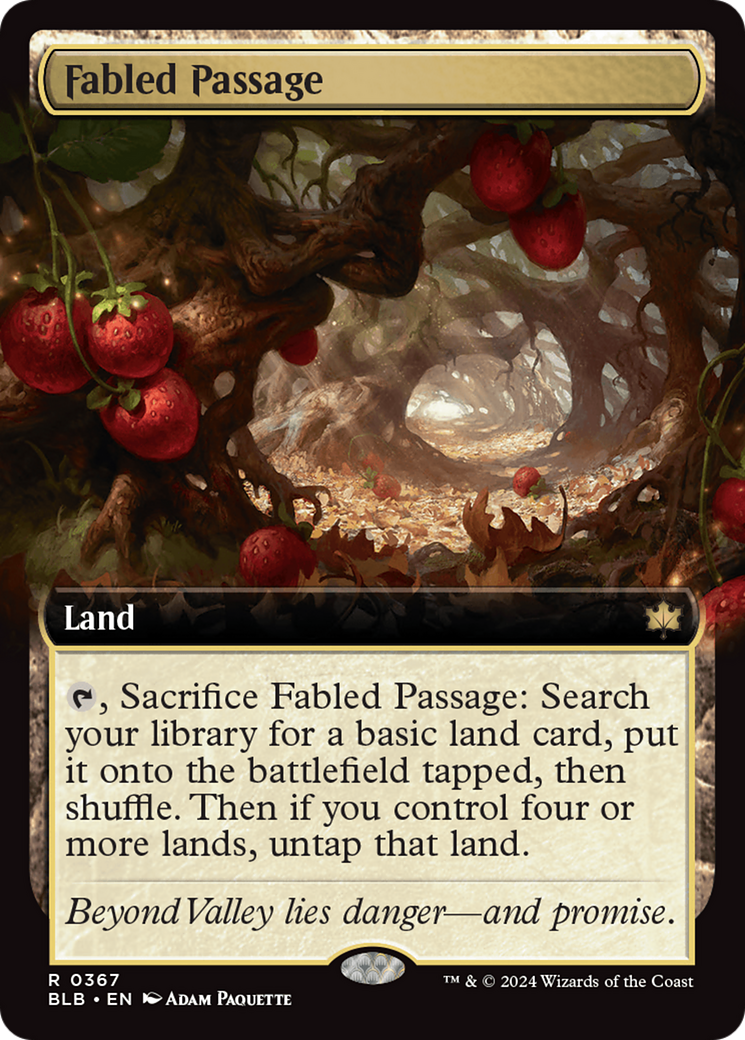 Fabled Passage (Extended Art) (BLB-367) - Bloomburrow: (Extended Art)