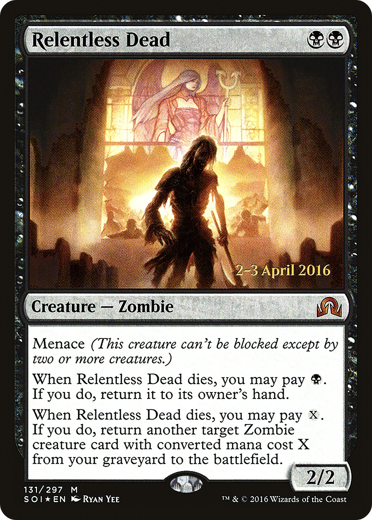 Relentless Dead (PRE-131) - Shadows over Innistrad Promos Foil