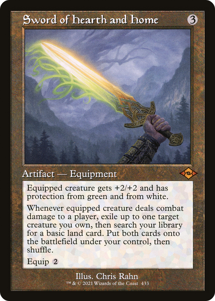 Sword of Hearth and Home (Retro Frame) (MH2-433) - Modern Horizons 2