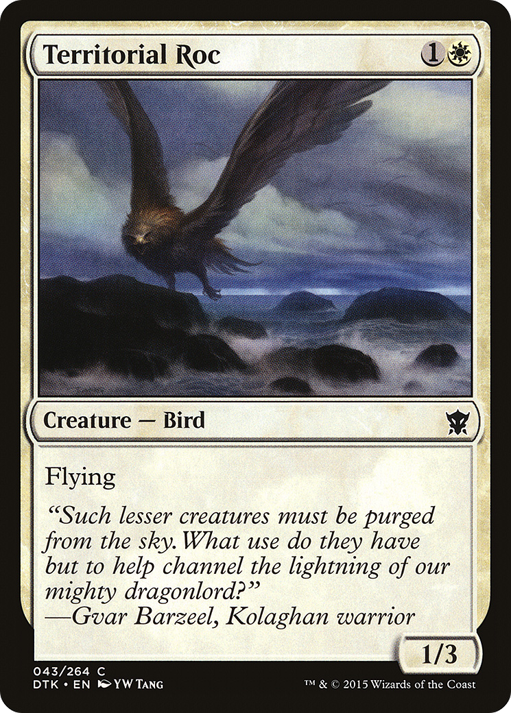 Territorial Roc (DTK-043) - Dragons of Tarkir