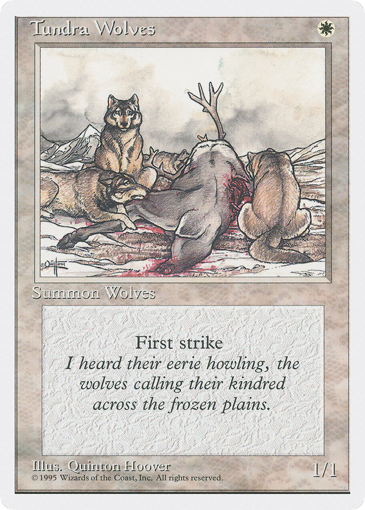 Tundra Wolves (4ED-) - Fourth Edition