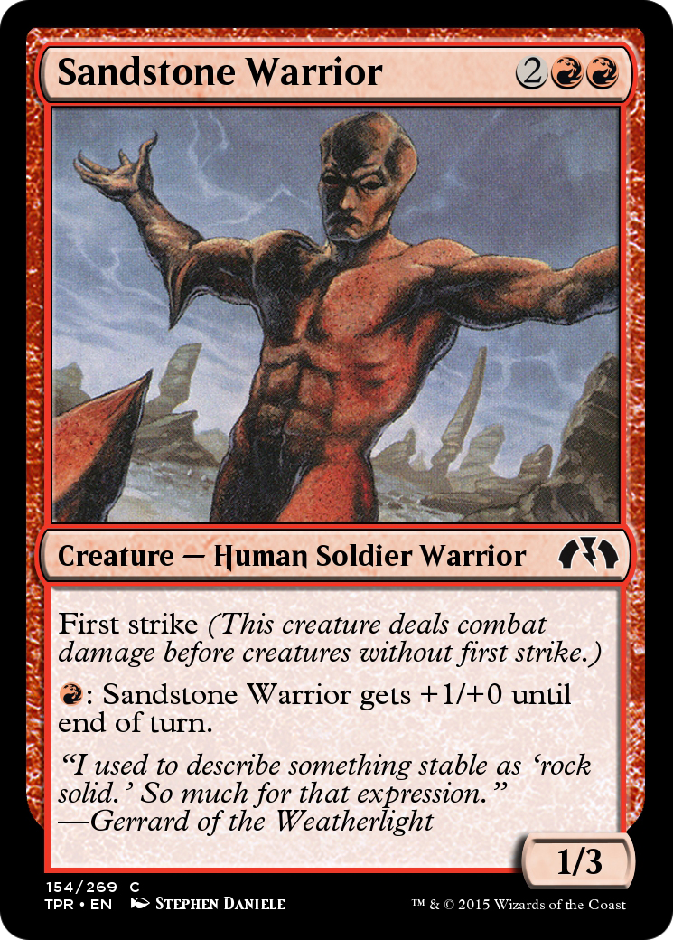Sandstone Warrior (TPR-154) - Tempest Remastered