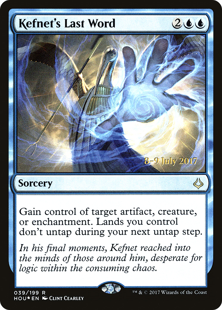 Kefnet's Last Word (PRE-039) - Hour of Devastation Promos Foil