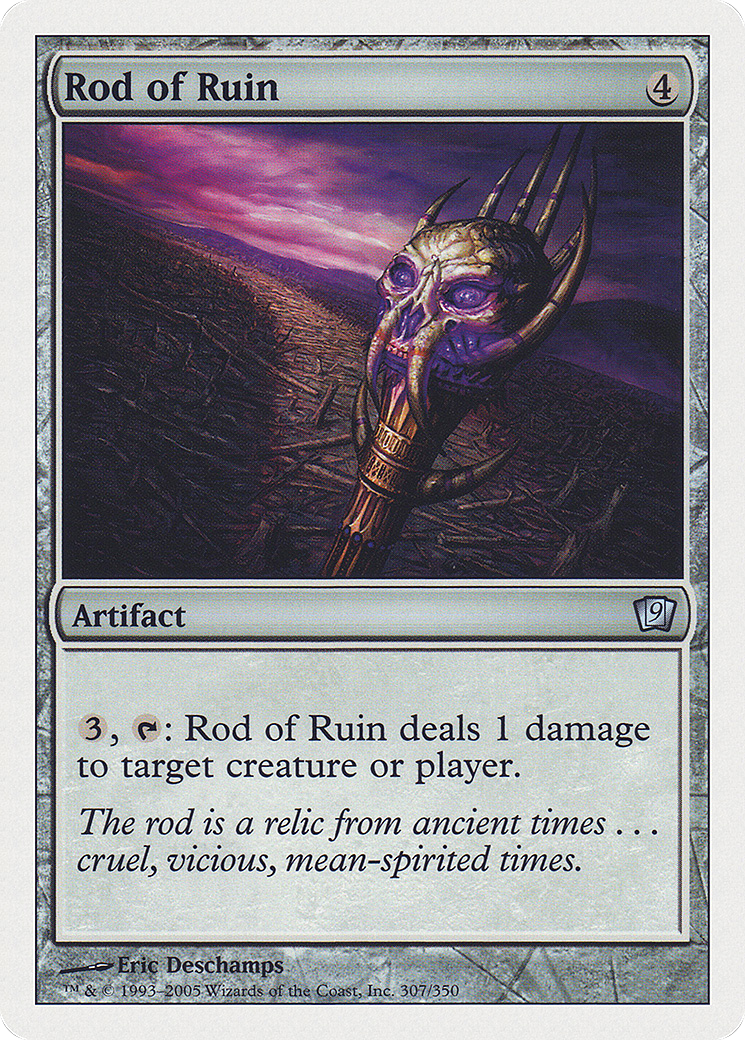 Rod of Ruin (9ED-307) - 9th Edition Foil