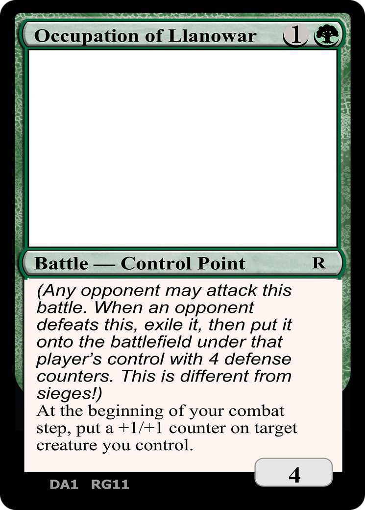 Occupation of Llanowar (UNK-RG11) - Unknown Event