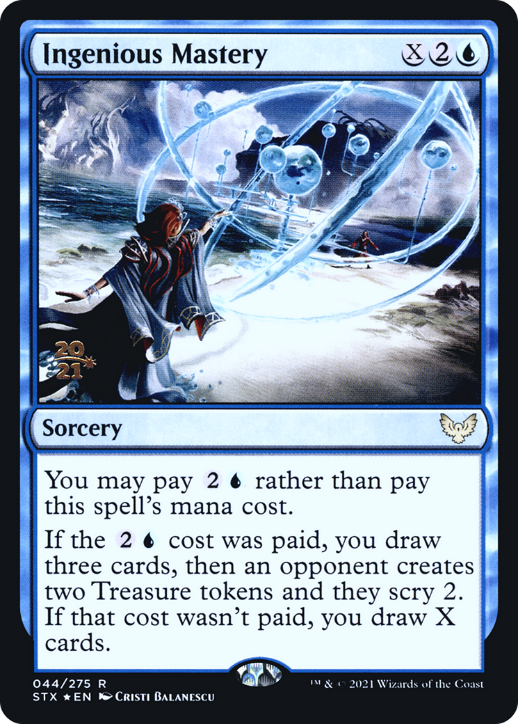 Ingenious Mastery (PRE-044) - Strixhaven: School of Mages Promos Foil