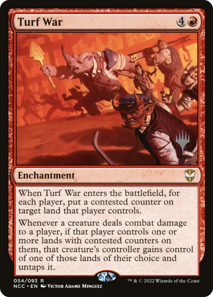 Turf War (PPSNC-054) - New Capenna Commander Promos Foil