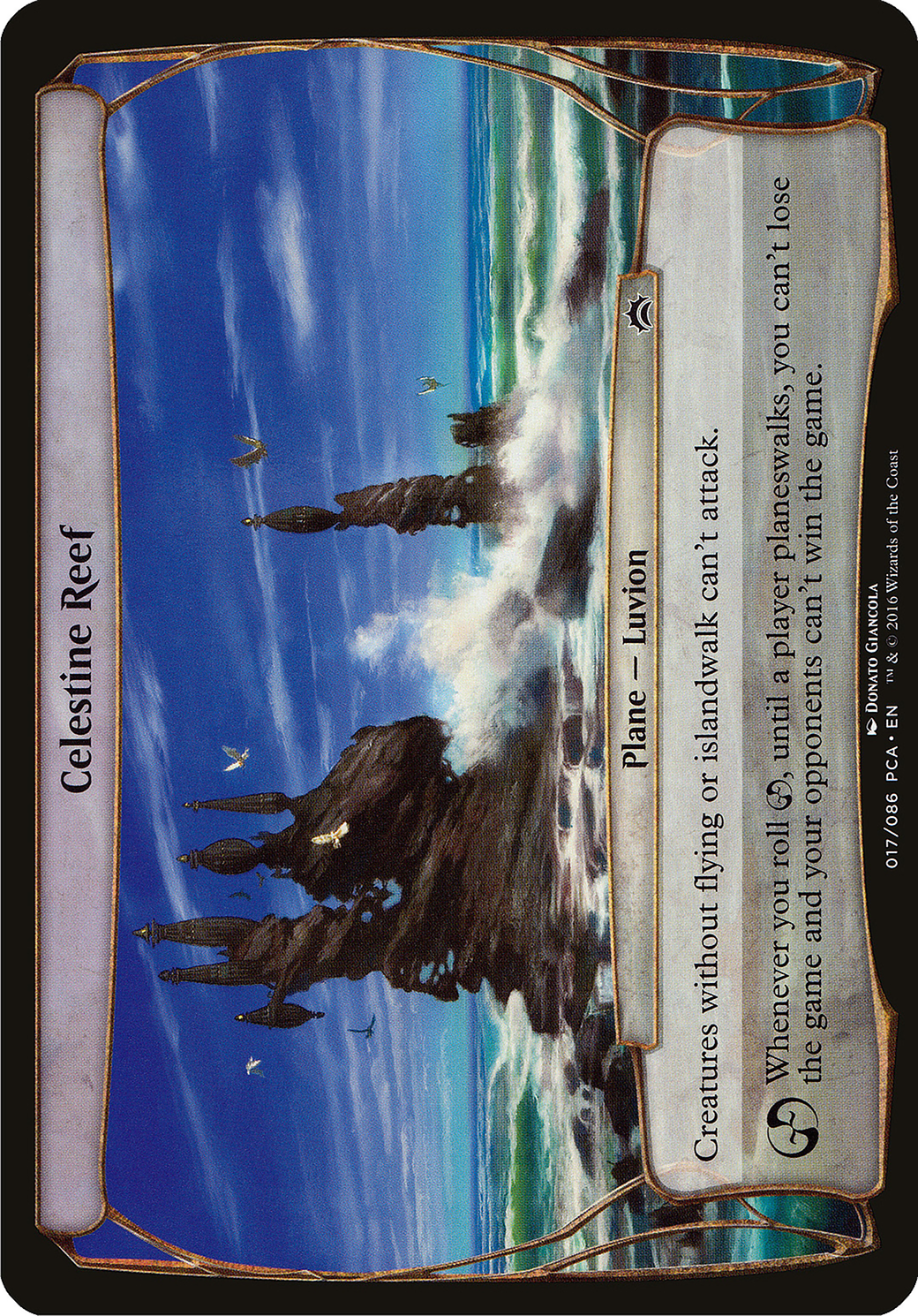 Celestine Reef (Planechase Anthology) (OVER-) - Planechase Anthology Planes