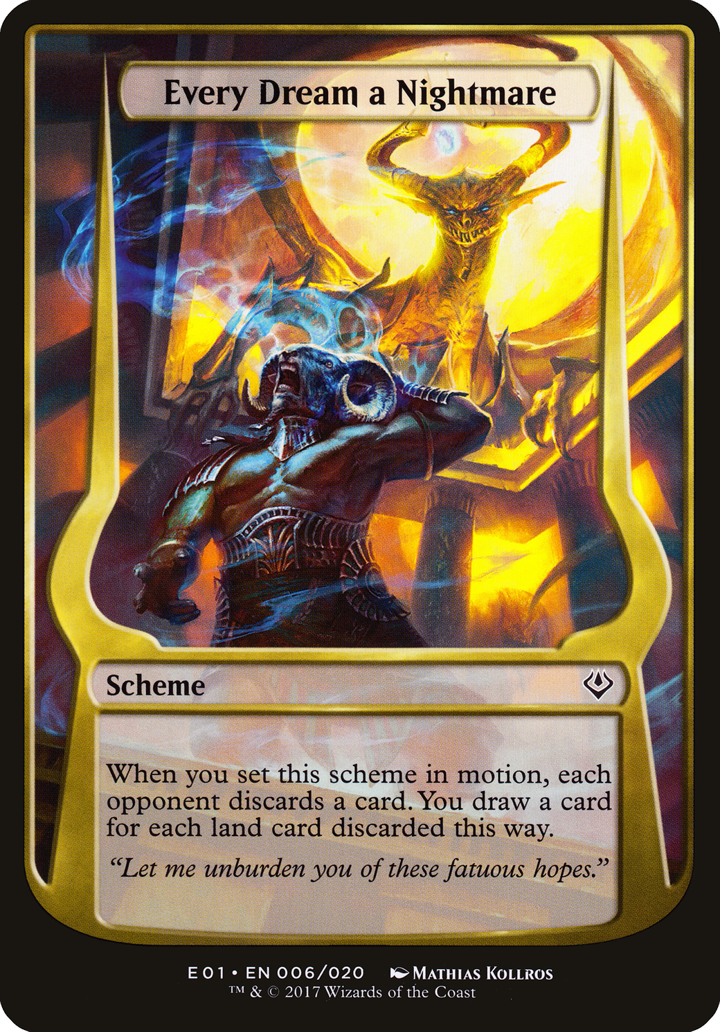 Every Dream a Nightmare (Archenemy: Nicol Bolas) (OVER-006) - Archenemy: Nicol Bolas Schemes