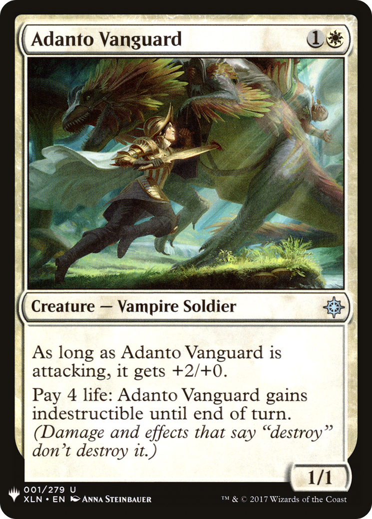 Adanto Vanguard (LIST-001) - The List