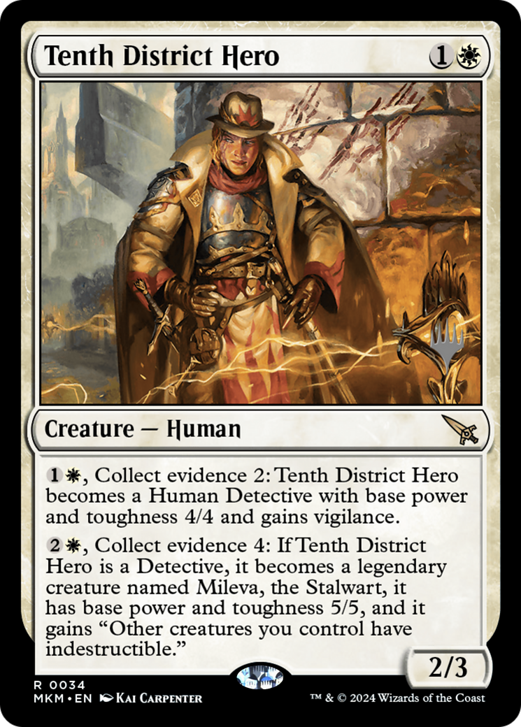 Tenth District Hero (PPMKM-034) - Murders at Karlov Manor Promos Foil