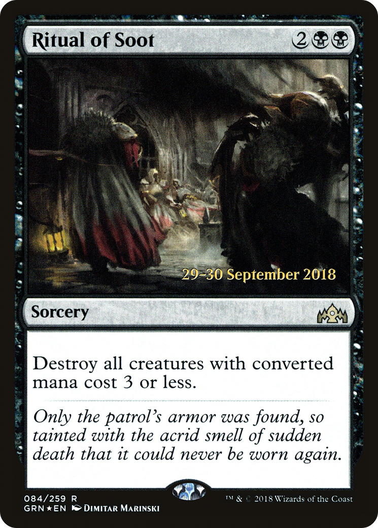 Ritual of Soot (PRE-084) - Guilds of Ravnica Promos Foil