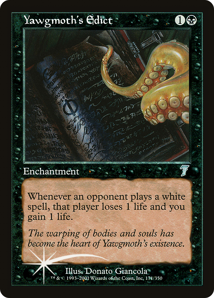 Yawgmoth's Edict (7ED-171) - 7th Edition