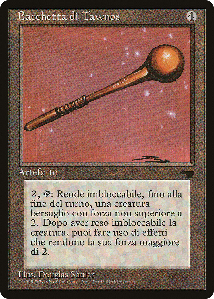 Tawnos's Wand (Italian) - "Bacchetta di Tawnos" (REN-) - Rinascimento