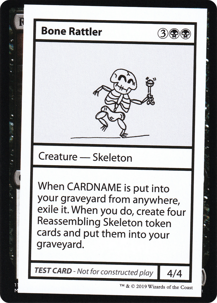 Bone Rattler (No PW Symbol) (CMB1-035) - Mystery Booster Playtest Cards 2021