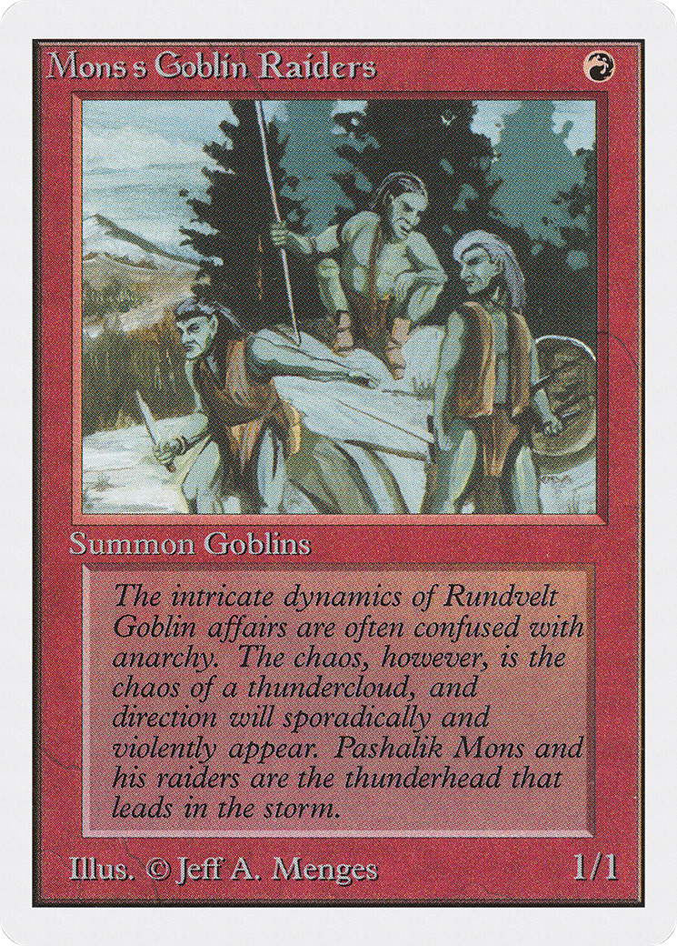 Mons's Goblin Raiders (2ED-) - Unlimited Edition