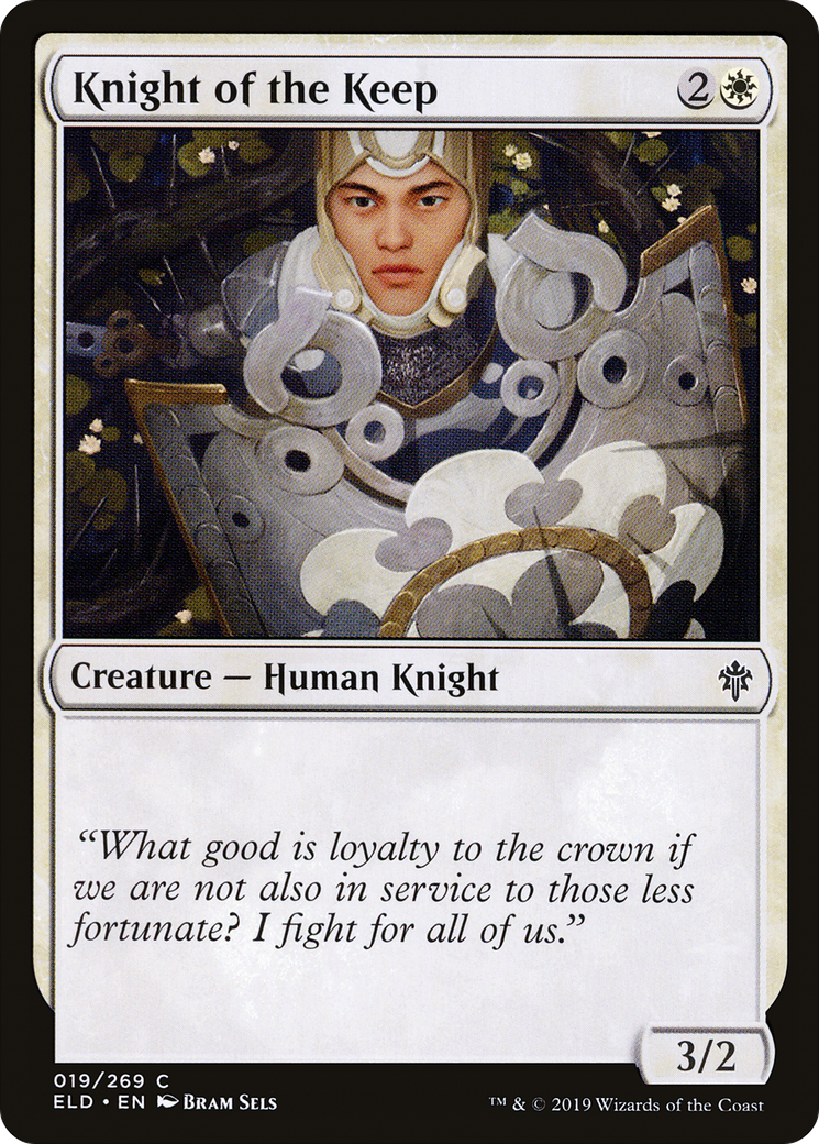 Knight of the Keep (ELD-019) - Throne of Eldraine Foil