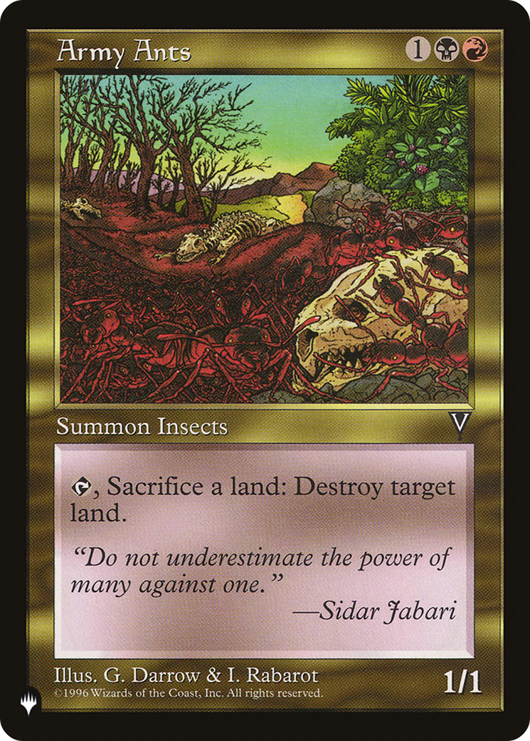 Army Ants (LIST-VIS-126) - The List