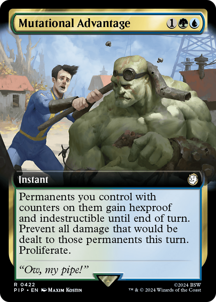 Mutational Advantage (Extended Art) (PIP-422) - Fallout: (Extended Art) Foil