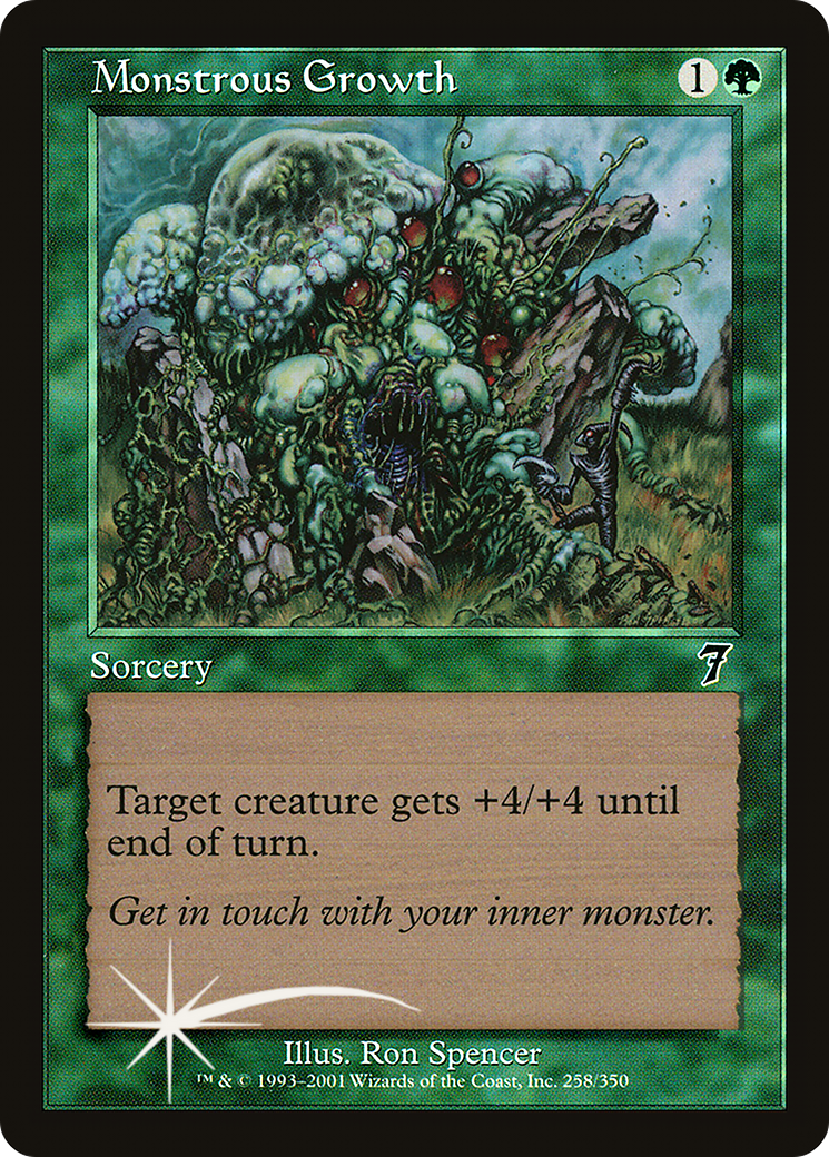 Monstrous Growth (7ED-258) - 7th Edition