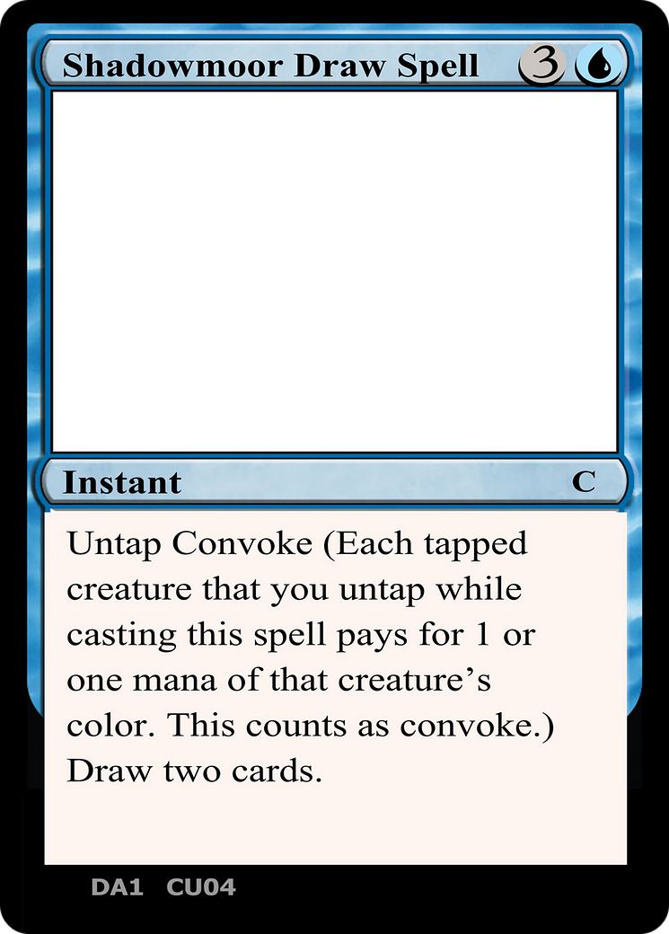 Shadowmoor Draw Spell (UNK-CU04B) - Unknown Event