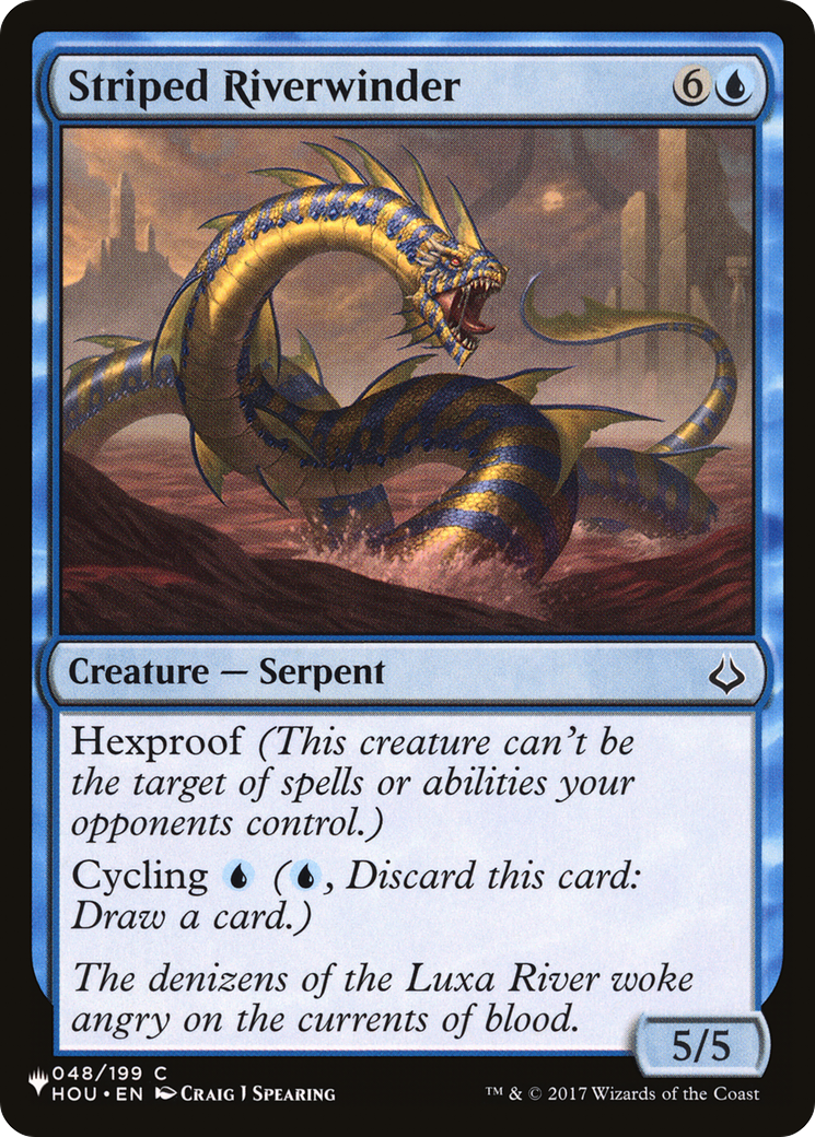 Striped Riverwinder (LIST-048/199) - The List