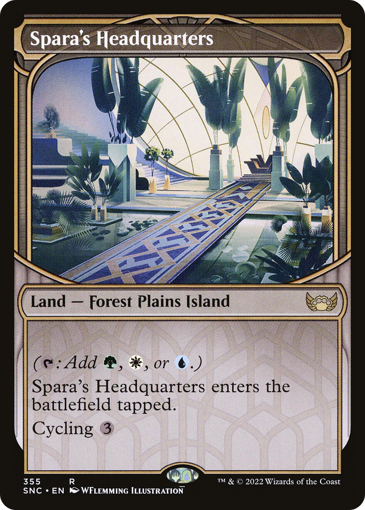 Spara's Headquarters (Showcase) (SNC-355) - Streets of New Capenna: (Showcase) Foil