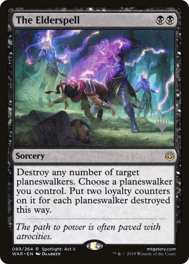 The Elderspell (PPELD-089) - War of the Spark Promos Foil