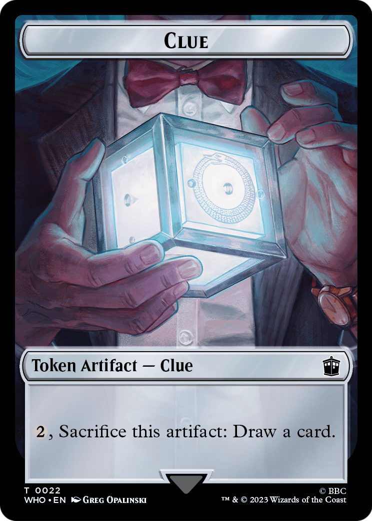 Clue (TWHO-022) - Doctor Who Tokens Foil