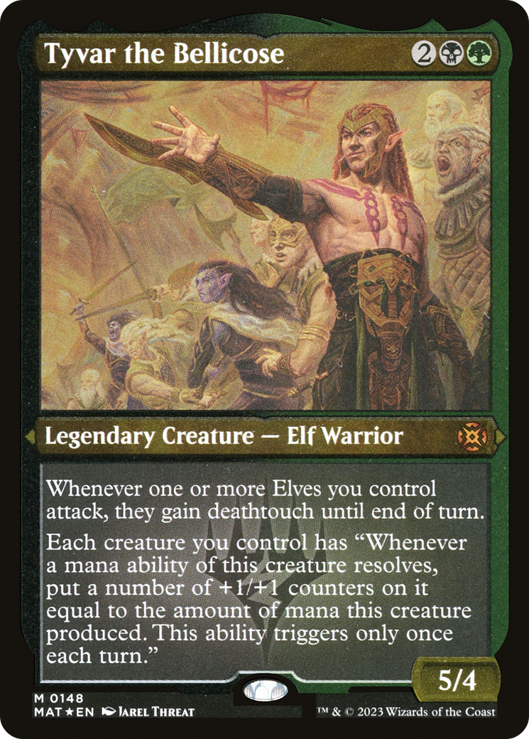 Tyvar the Bellicose (MAT-148) - March of the Machine: The Aftermath Etched Foil