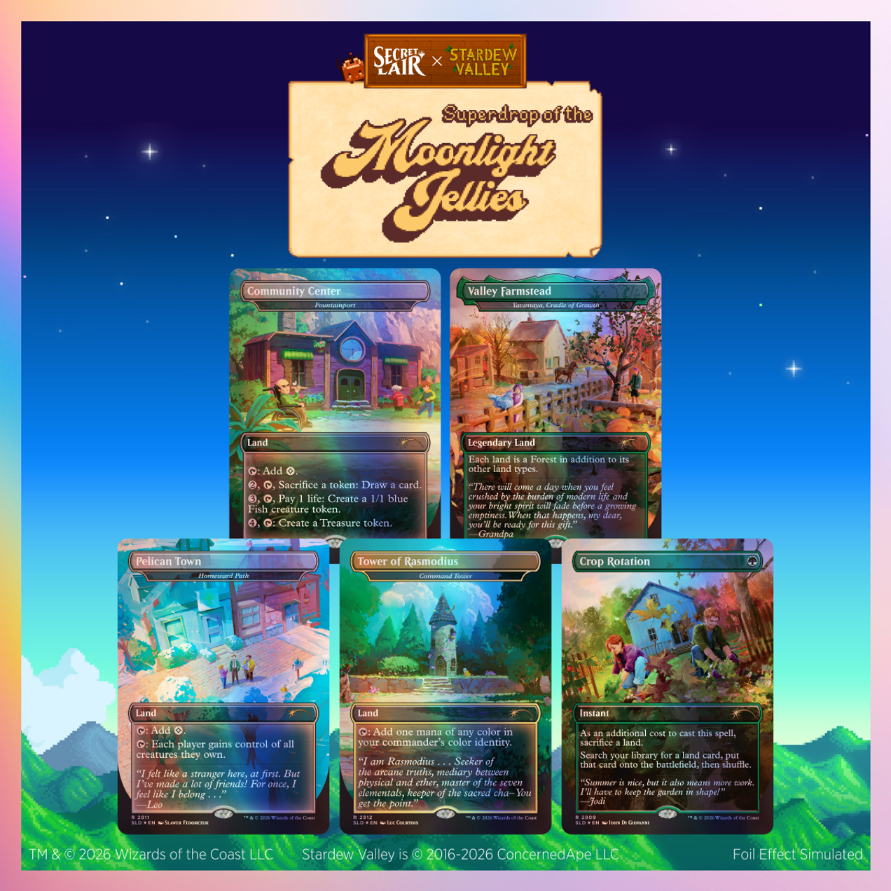 Secret Lair x Stardew Valley: Life in Pelican Town Foil Edition