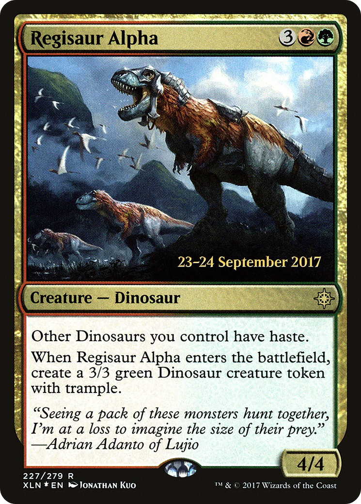 Regisaur Alpha (PRE-227) - Ixalan Promos Foil
