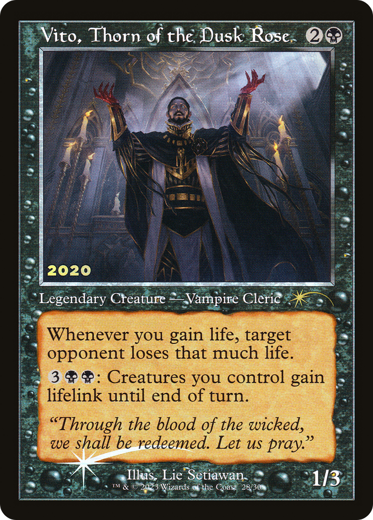 Vito, Thorn of the Dusk Rose (30A-P-028) - 30th Anniversary Play Promos Foil