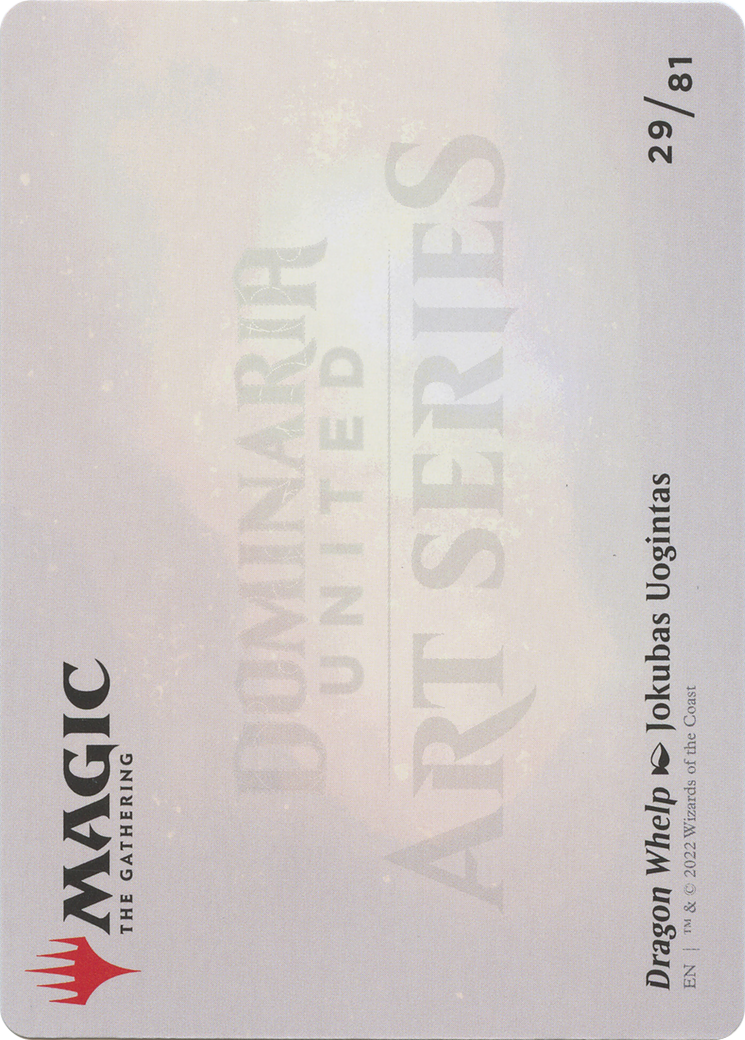 Dragon Whelp // Dragon Whelp (ADMU-029) - Dominaria United Art Series (Borderless)