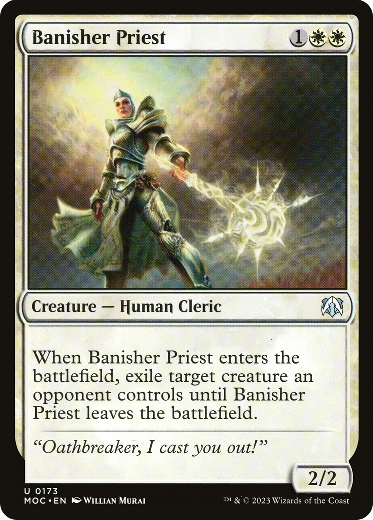 Banisher Priest (MOC-173) - March of the Machine Commander