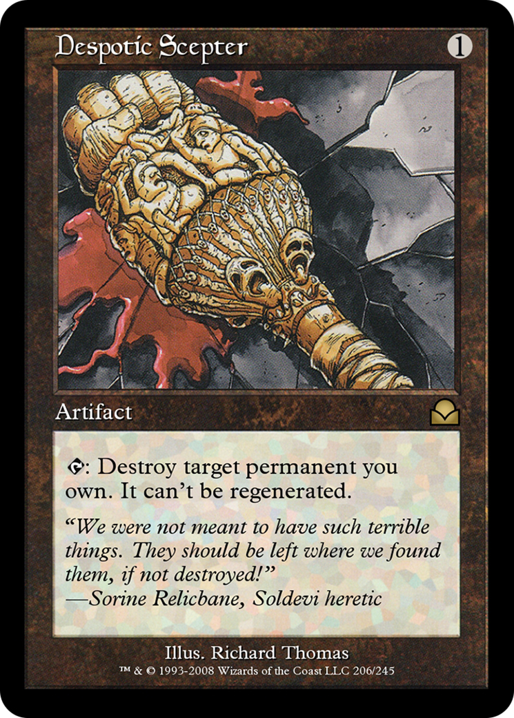 Despotic Scepter (ME2-206) - Masters Edition II Foil