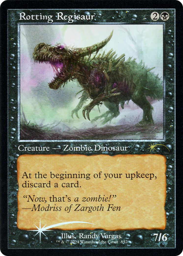 Rotting Regisaur (Retro Frame) (SLD-852) - Secret Lair Drop Foil