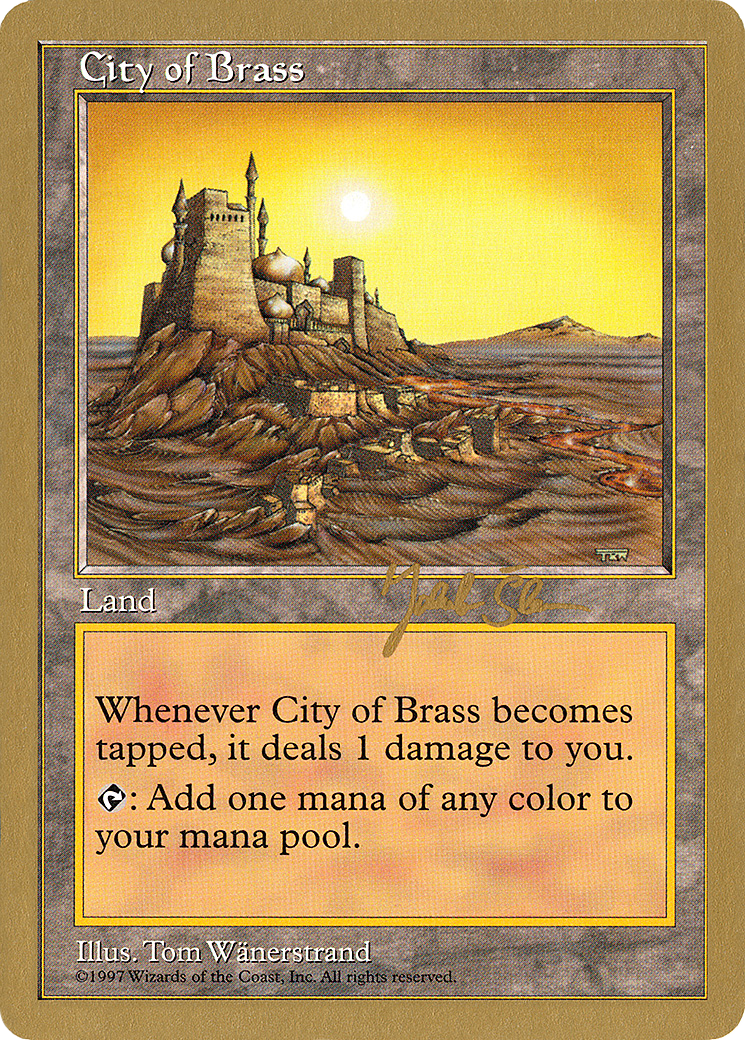 City of Brass - 1997 Jakub Slemr (5ED) (WCD-) - World Championship Decks 1997