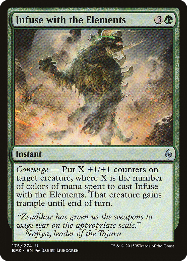Infuse with the Elements (BFZ-175) - Battle for Zendikar Foil