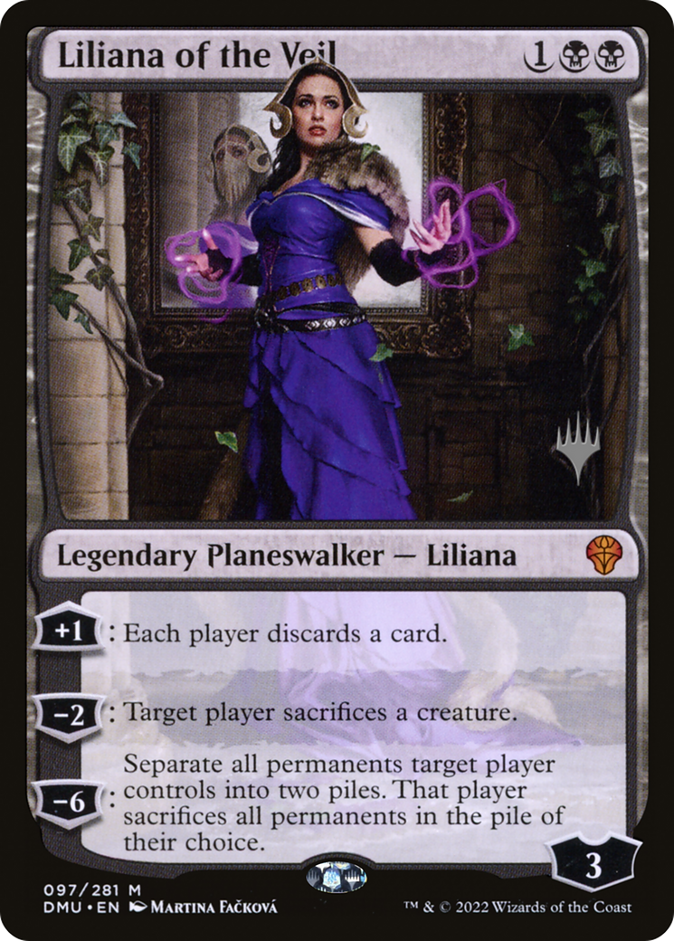 Liliana of the Veil (PPDMU-097) - Dominaria United Promos Foil