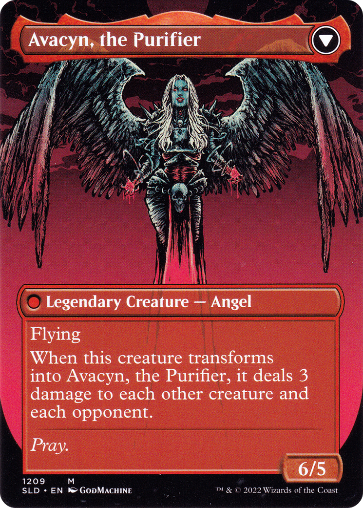 Archangel Avacyn (Display Commander) - Thick Stock (SLD-1209) - Secret Lair Drop